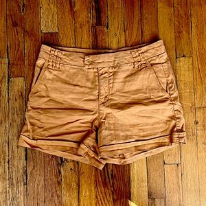 Anthropologie Burnt Orange Shorts